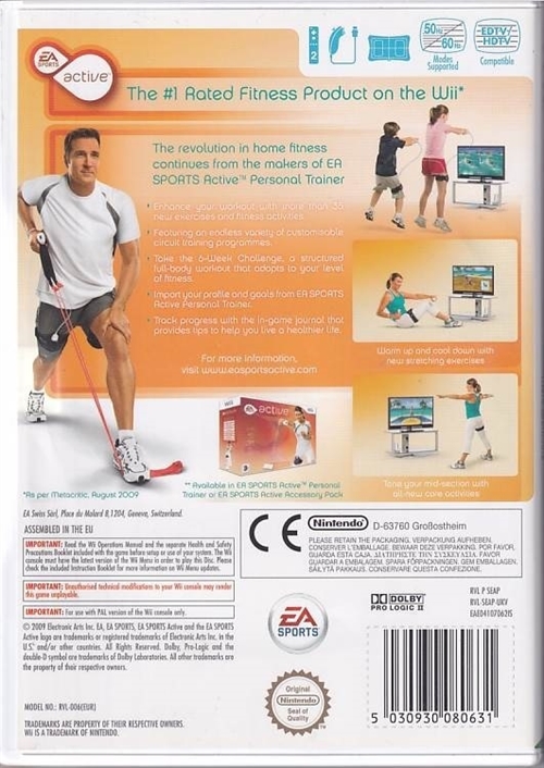 Active More Workouts - Nintendo Wii - (B Grade) (Genbrug)